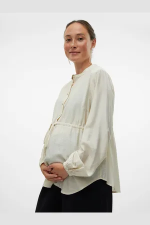 Mama;licious Top Regular Fit Colletto Cinese