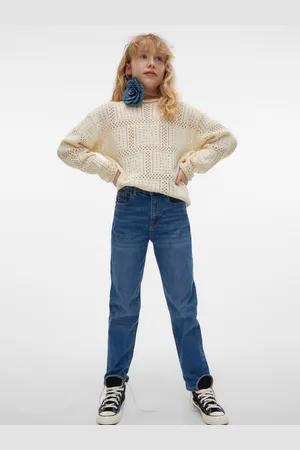 VERO MODA Vmolivia Vita Alta Mom Fit Jeans