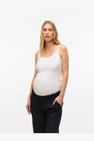 Mama;licious Top Regular Fit Scollo Quadrato Tracolla Singola Staccabile Con Fibbia Regolabile