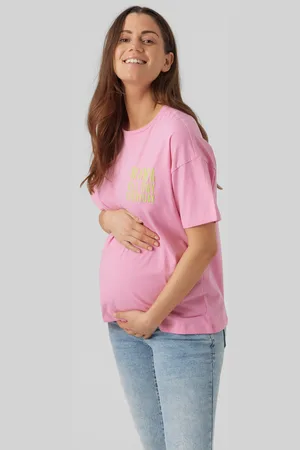 Mama;licious T-shirt Loose Fit Scollo A U