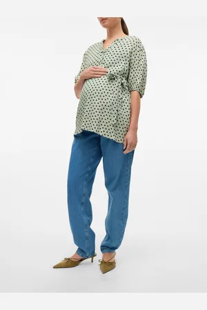 Mama;licious Jeans Mom Fit Vita Bassa