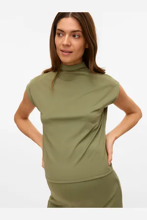 Mama;licious Top Regular Fit Collo Alto