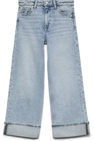 VERO MODA Vmtessa Vita Alta Wide Leg Fit Jeans