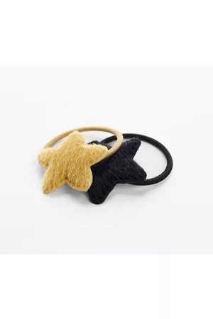 MANGO Bambina Accessori per capelli - Pack 2 elastici per capelli stelle
