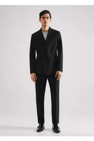 MANGO Uomo Blazer - Giacca completo slim-fit incrociata
