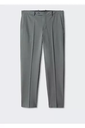 MANGO Uomo Pantaloni eleganti super skinny - Pantaloni completo slim fit lana