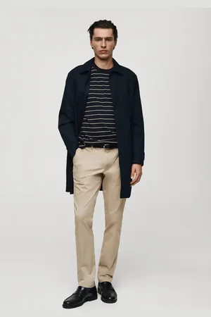 MANGO Pantaloni Barna slim-fit chino twill