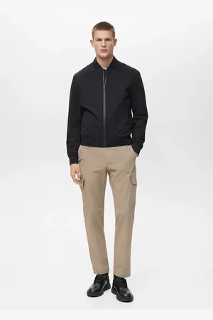 MANGO Thermoregulating comfort stretch cargo trousers
