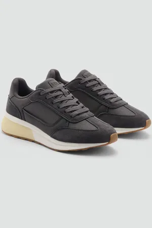 MANGO Sneaker combinate pelle