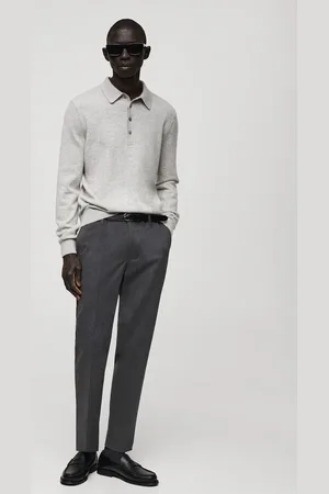 MANGO Pantaloni in flanella slim fit