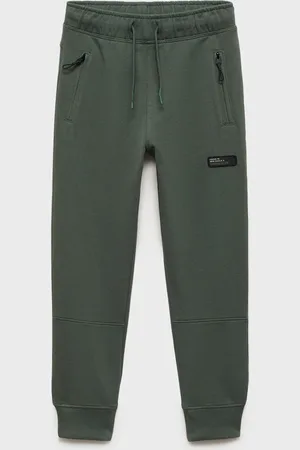 MANGO Pantaloni jogger cotone