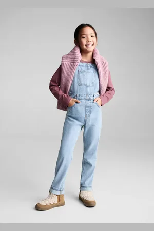 MANGO Salopette lunga denim