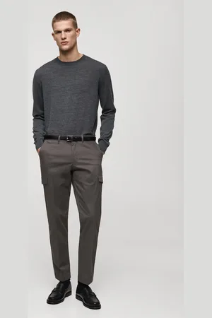 MANGO Pantaloni cargo cotone regular-fit