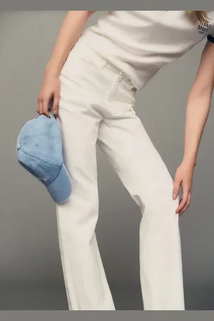 MANGO Cappellino denim messaggio