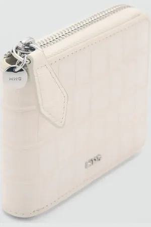 MANGO Portafoglio mini similpelle cocco