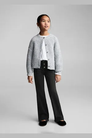 MANGO Jeans flare bottoni
