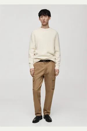 MANGO Pantaloni cargo cotone regular-fit