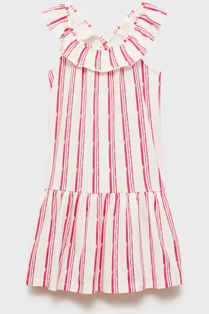 MANGO Vestito cotone righe