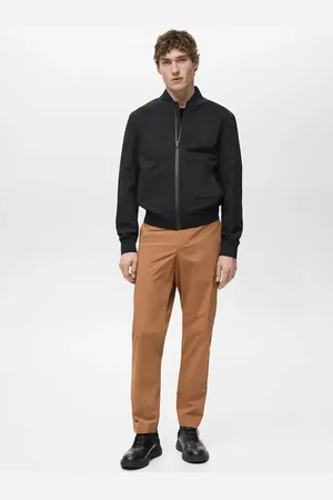 MANGO Thermoregulating comfort stretch cargo trousers