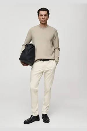 MANGO Pantaloni Barna slim-fit chino twill