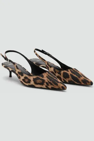 MANGO Scarpe tacco leopardate