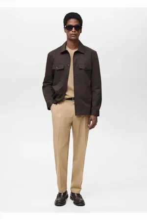 MANGO Pantaloni fresco di lana slim-fit pinces