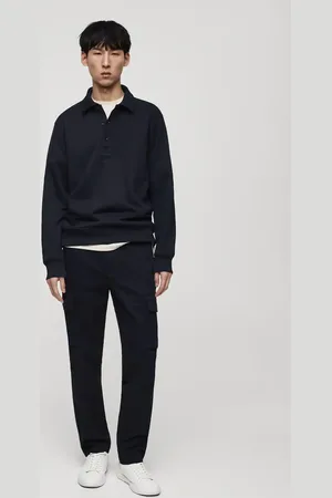 MANGO Pantaloni cargo cotone regular-fit
