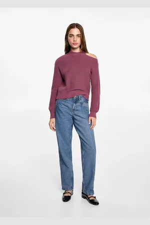 MANGO Pullover asimmetrico spacco spalla