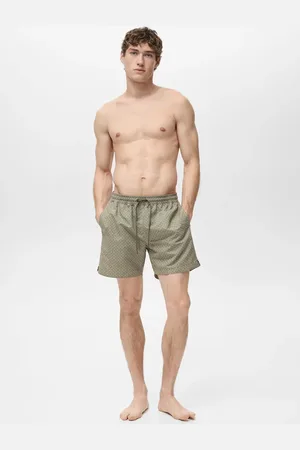 MANGO Costume stampa geometrica