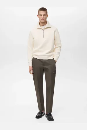 MANGO Pantaloni cargo cotone regular-fit