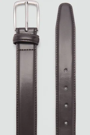 MANGO Cintura pelle nappa