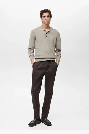 MANGO Polo maglia cotone