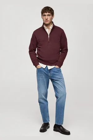 MANGO Felpa regular-fit collo zip