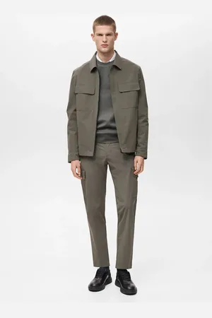 MANGO Thermoregulating comfort stretch cargo trousers