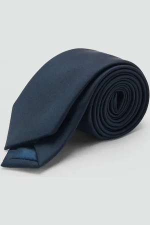 MANGO Cravatta tinta unita micro texture