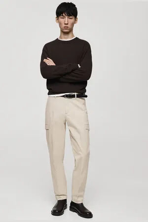 MANGO Pantaloni cargo cotone regular-fit