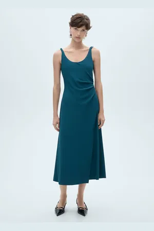 MANGO Vestito midi increspato