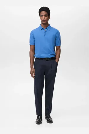 MANGO Polo maglia sottile 100% cotone