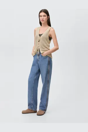 MANGO Gilet maglia traforato