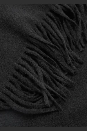 MANGO Sciarpa tinta unita frange