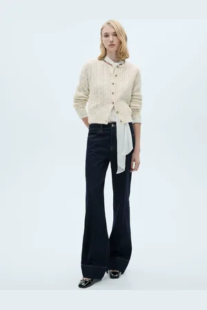 MANGO Cardigan intrecciato dettagli traforati