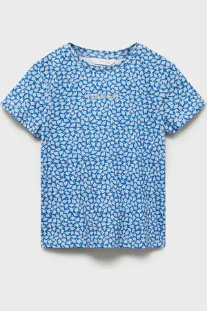 MANGO Maglietta logo stampata