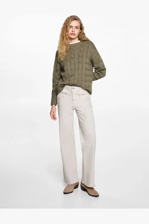 MANGO Pullover maglia trecce