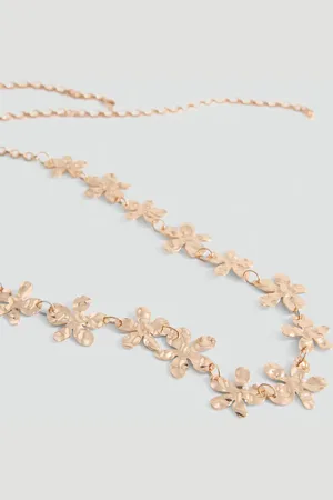 MANGO Collana catena fiore
