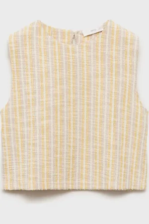 MANGO Maglietta texture righe