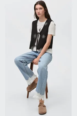 MANGO T-shirt cotone stampa disegno