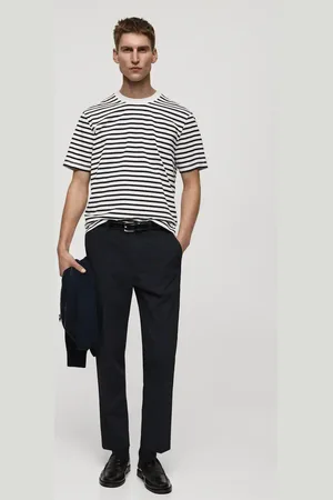 MANGO Pantaloni Bologna slim cropped comfort stretch