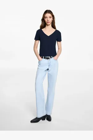 MANGO Maglietta crop maglia