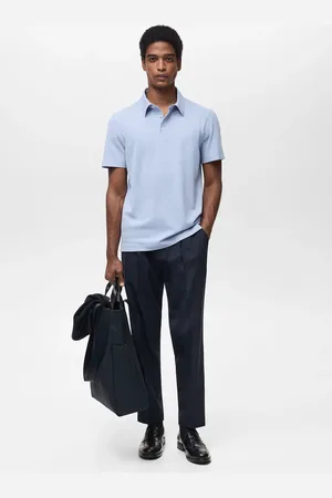 MANGO Polo slim-fit cotone piqué
