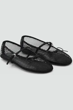 MANGO Ballerine mesh fascia fibbia